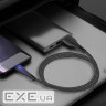 Дата кабель USB 2.0 AM to USB-C 1.0m led black ColorWay (CW-CBUC034-BK)