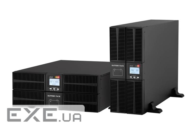 Джерело безперебійного живлення 2E SD6000RT, 6kVA/6kW, RT4U, LCD, USB, Terminal in&out (2E-SD6000RT) 2E SD6000RT, 6kVA/6