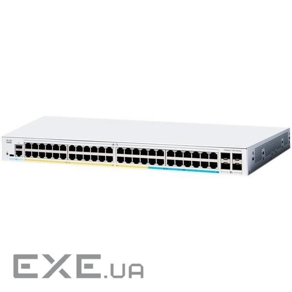 Комутатори Cisco Catalyst 1300 48-port GE, 4x1G SFP (C1300-48T-4G)
