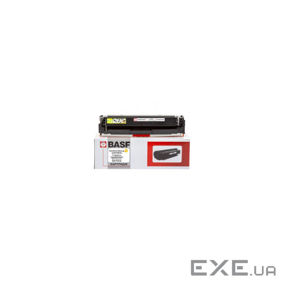 Картридж BASF Canon 067H YellowLBP631/HP M252 W2213X/5104C002 без чипа (BASF-KT-067YH-WOC)
