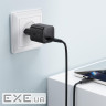 Зарядний пристрій 1xUSB-C 45W Gan A119 Fast Charger black Acefast (6974316285007)