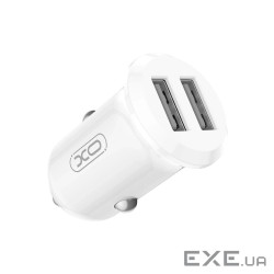 Зарядний пристрій XO 2xUSB 12W white (CC67.white)