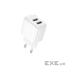 Зарядний пристрій BOROFONE BAS41A 2xUSB white (6941991113741)