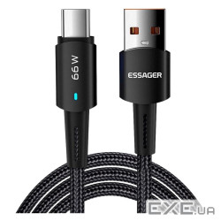 Дата кабель USB 2.0 AM to USB-C 0.5m 6A Essager (EXCT-CGB01)