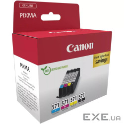 Картридж Canon CLI-571 Multipack BK,C,M,Y 7 ml (0386C008)