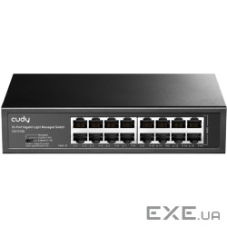 Комутатор Cudy GS1016E, 16-Port Gigabit Easy-Managed Switch