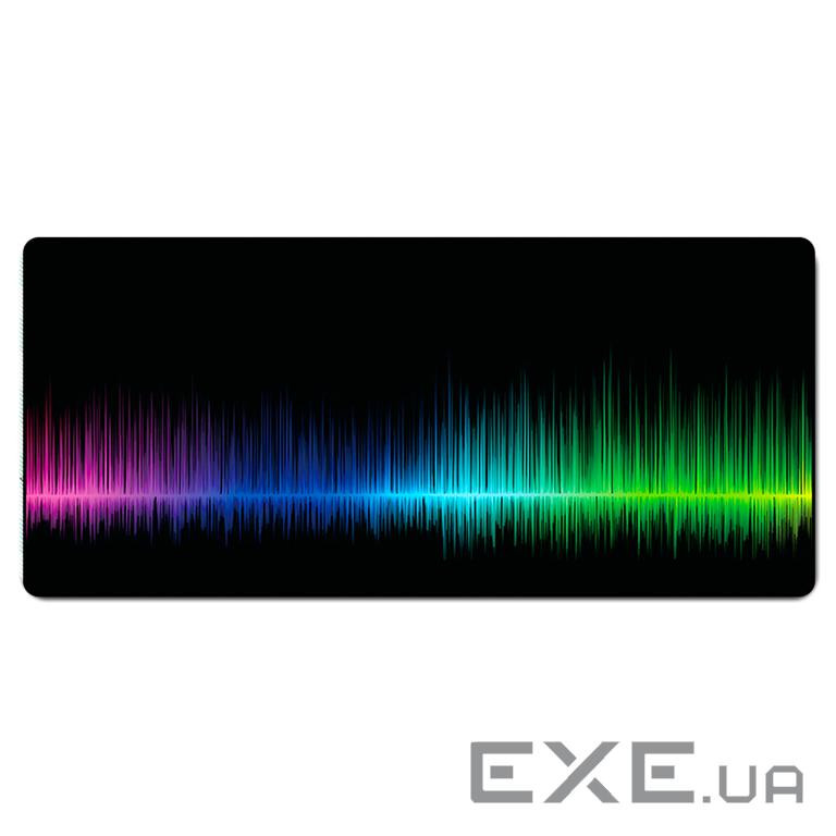 Коврик 300*700 тканинний White noise з боковою прошивкою, товщина 2 мм, RGB, Пакет (WN300-700)