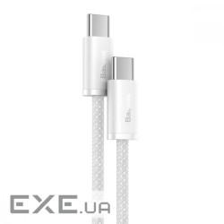 Кабель BASEUS Dynamic Series Fast Charging Data Cable Type-C to Type-C 100W 2м White (CALD000302)