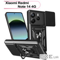 Чохол до мобільного телефона BeCover Military Xiaomi Redmi Note 14 4G Black (713451)