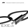 Дата кабель USB 2.0 AM to USB-C 1.2m AMD718BL black Armorstandart (ARM64372)