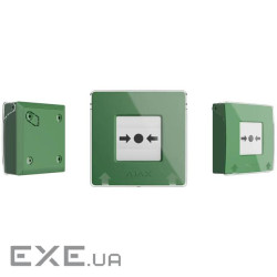 Бездротовий ручний сповіщувач Ajax Manual Call Point (Green)