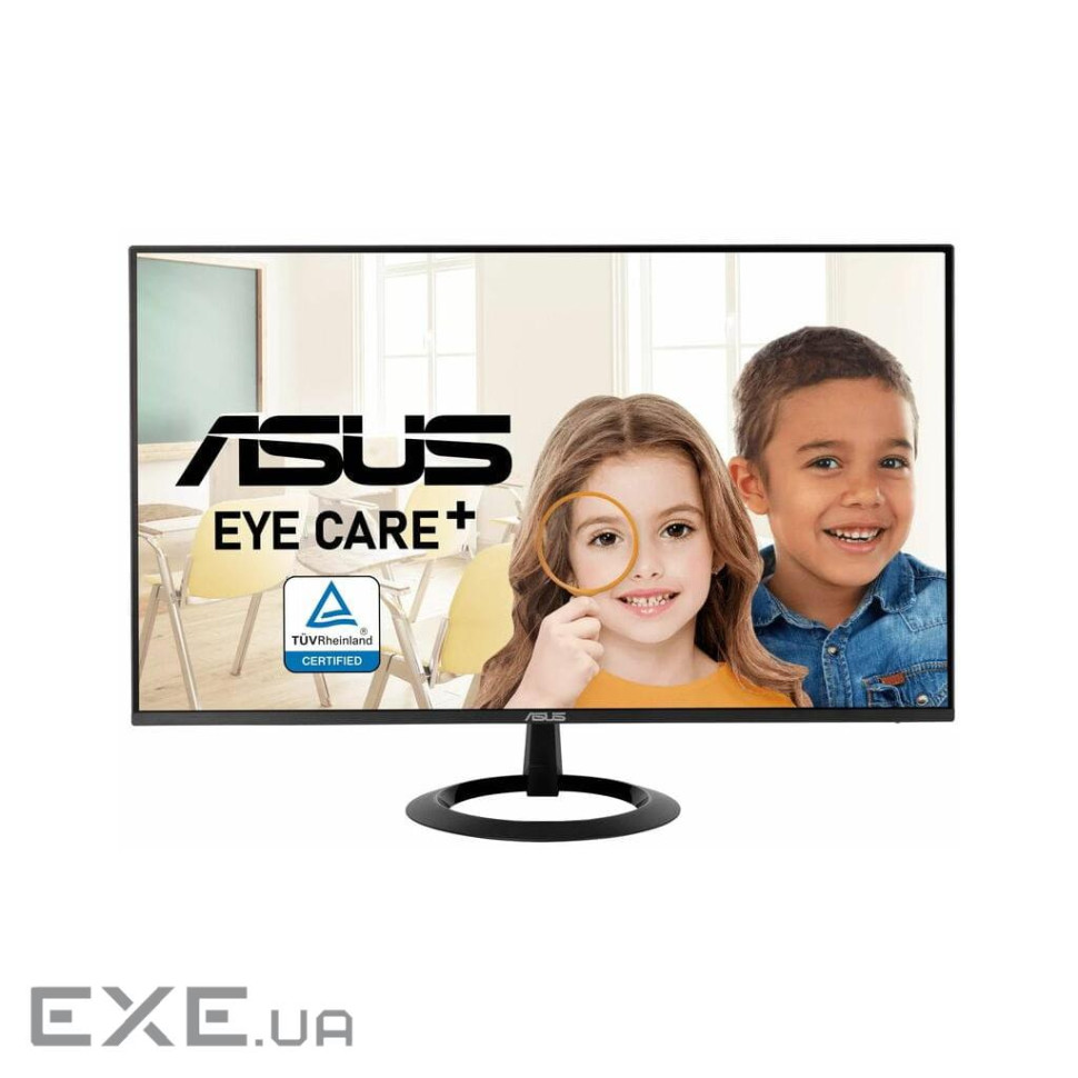 Монітор Asus 27 '' VZ27EHF (90LM07B0-B01470) IPS Black, 1920x1080 (100 Гц), 1 мс, 250 кд/м 2, HDMI