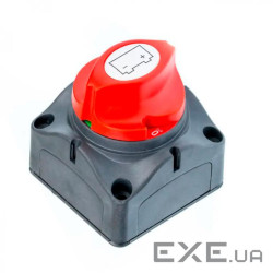 Розмикач (Вимикач) маси закритого типу 200А (поворотний), мідний (YT-200AM8M8-Red) (YT-200AM8M8-Red)