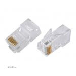 Роз'єм Cor-X RJ-45 8P8C (Роз'єм RJ45 (Разъем RJ45 connector CAT5E 8P8C, 100 шт. = 1 пач.)