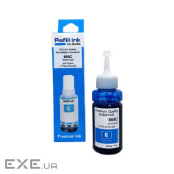 Чорнило Premium Quality Epson 664C 70мл Cyan (70264879)