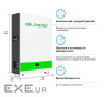 Акумуляторна батарея GSL 51.2v 100AH 5.12kwh lifepo4(GSL051100AB-GBP2)