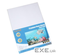 Фотопапір Crystal, глянсовий, A3, 230 г/м2, 50 арк (GL-A3-230-50) (GL-A3-230-50)