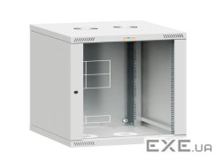 Шафа настінна 19", 12U глибина600мм, RAL7035 CONTEG RQN-12-60/60 , RAL7035 CONTEG RQN-12-60/60