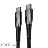 Кабель Baseus Glimmer Series Fast Charging Type-C to Type-C 100W (1m) black (CADH000701)