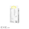 Кабель Baseus Glimmer Series Fast Charging Type-C to Type-C 100W (1m) black (CADH000701)