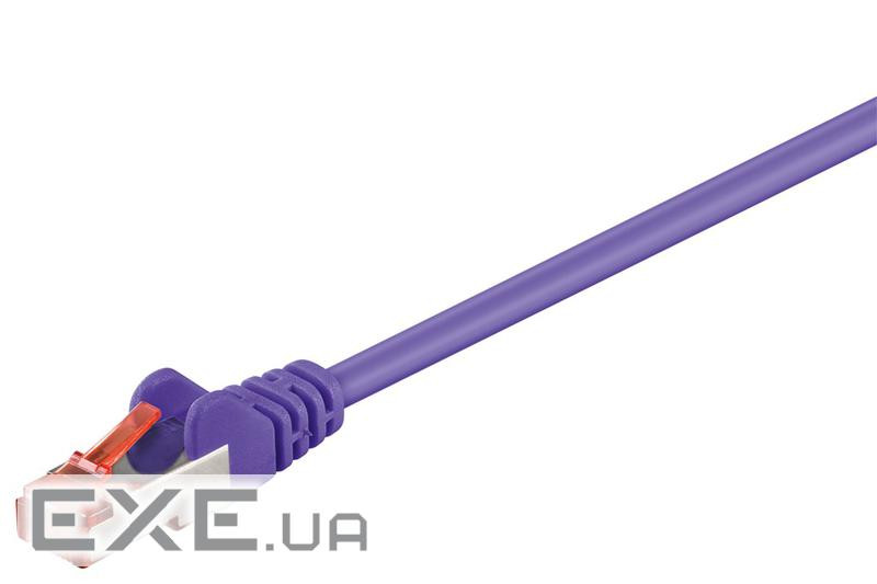 Патч-корд екранований RJ45 SFTP6 3.0m,patch AWG27 D=6.0mm Gold Protect,фіолетовий (75.09.5510-10) (75.09.5510-10)