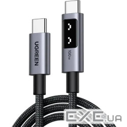 Кабель UGREEN L509 Uno USB-C to USB-C PD Fast Charging Cable 5A Max 1m (35501)