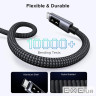 Кабель UGREEN L509 Uno USB-C to USB-C PD Fast Charging Cable 5A Max 1m (35501)