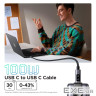 Кабель UGREEN L509 Uno USB-C to USB-C PD Fast Charging Cable 5A Max 1m (35501)