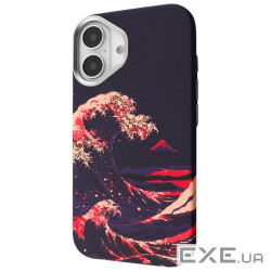 Чехол Gleam Case with Magnetic Ring iPhone 17 crimson storm (65180 crimson storm)
