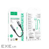 Перехідник USB-C to 3.5mm F 0.12m Black HOCO (6942007608886)