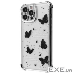 Чехол WAVE Winkie iPhone 16 Pro Max desert titanium/butterfly (64126 desert titanium/butterfly)