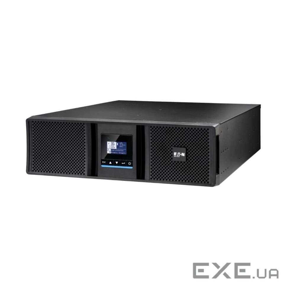 Джерело безперебійного живлення Eaton 9SX, 6000VA/6000W, RT3U, LCD, USB, RS232, 8xC13 (9SX6KIRT3UG2)