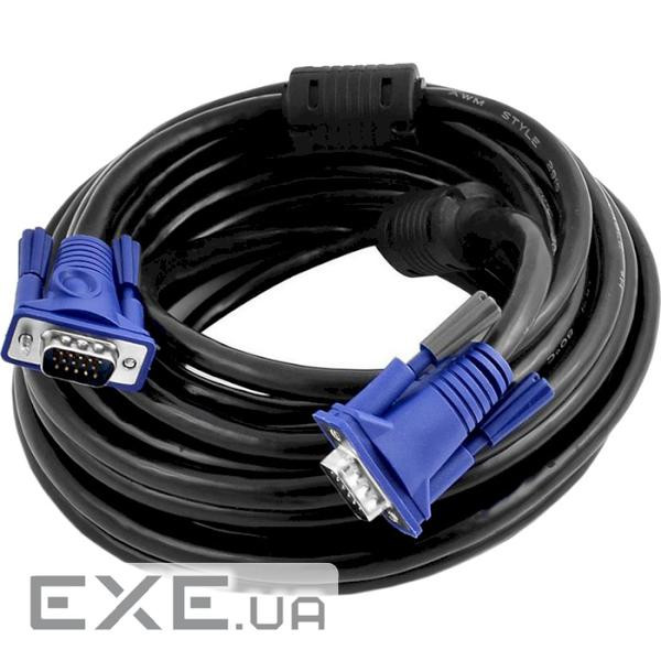 Кабель MERLION VGA 30м Black (YT-VGA(M) (M)3+2-30M) (YT-VGA(M)/(M)3+2-30m)