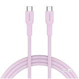 CANYON cable OnWire 60CL C-C 60W COLOR Braided 1m Pink (CND-CCAP60AB10PK)