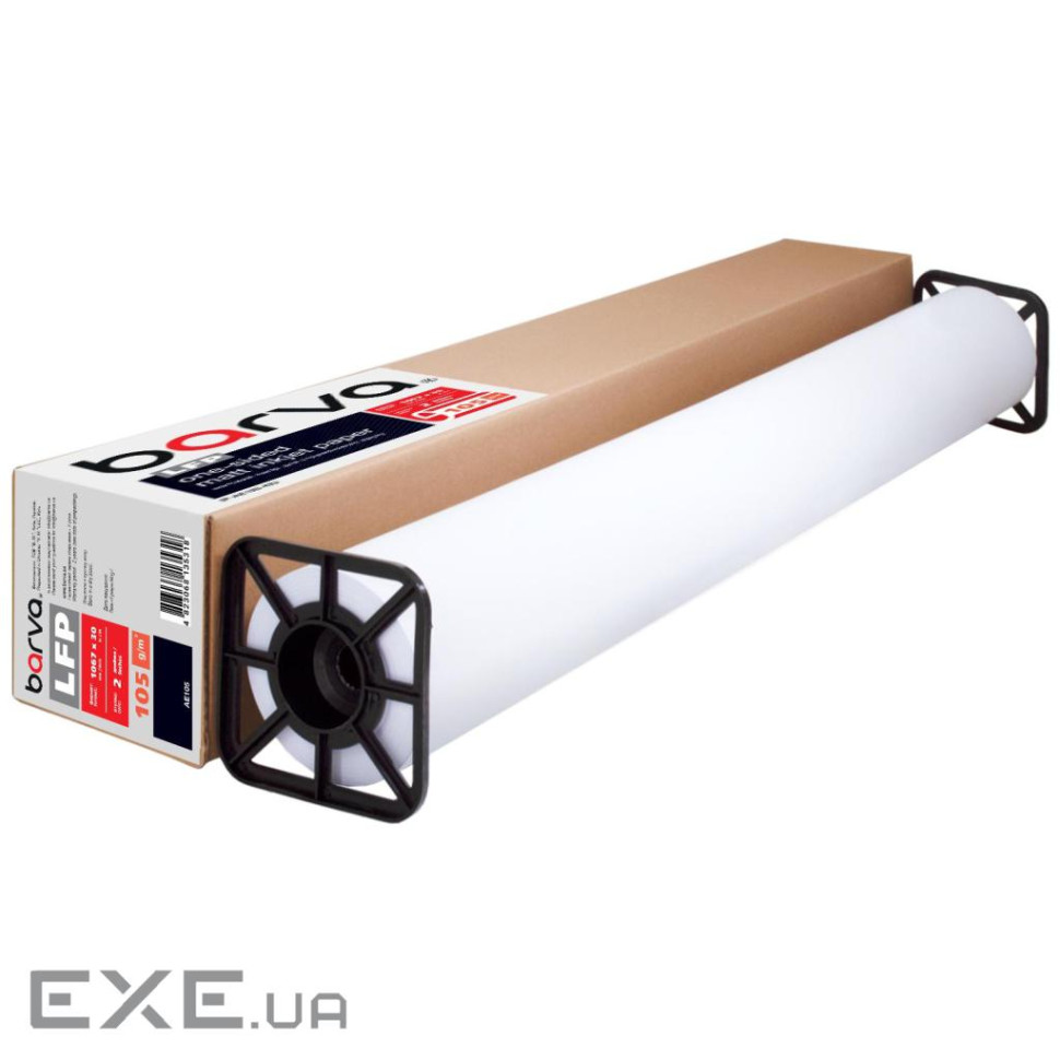 Папір Barva 42"/1067 мм, 105 г/м2, matt, 30 м LFP (IP-AE105-453)