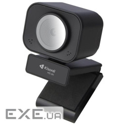 Вебкамера із мікрофоном Kisonli D4, 2K 30fps, пласт. корпус, Black, BOX (Kisonli D4-2K)