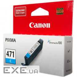 Картридж  Canon CLI-471C Cyan (0401C001)
