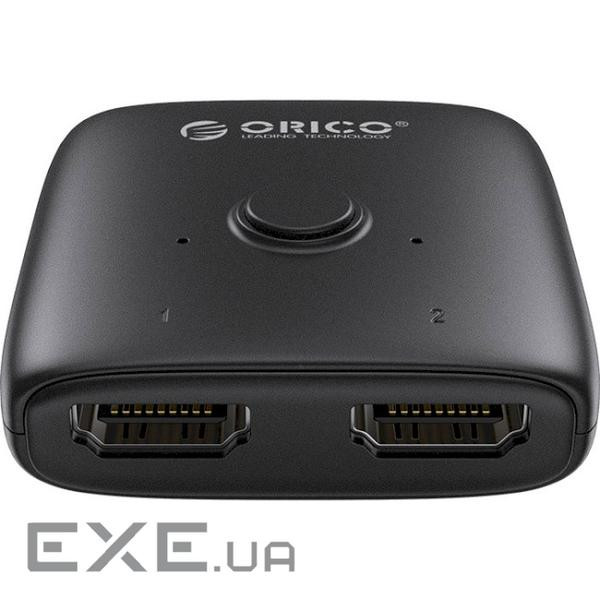 Спліттер ORICO HDMI-compatible Bi-directional Splitter HDMI - 2HDMI v2.0 (HS2-A1-BK-EP)