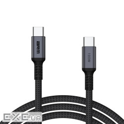 Дата кабель USB-C to USB-C 2.0m PD 100W black-grey Armorstandart (ARM69371)