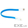 Дата кабель USB 2.0 AM to USB-C 0.18m blue Extradigital (KBU1787)