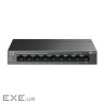 Комутатор 9-портовий настільний 10/100 Мбіт/с з 8 портами PoE+ TP-Link, LS109P TP-LINK LS109P