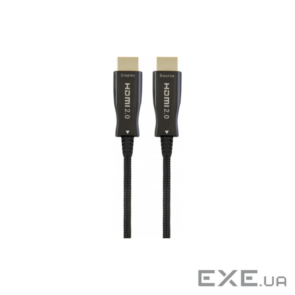 Кабель мультимедійний HDMI M to HDMI M 35.0m V2.0 4K 60Hz AOC Cablexpert (CCBP-HDMI-AOC-35M)