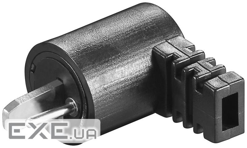 Штекер FreeEnd-Speaker,/M кутовий 90е Screw,чорний (75.01.1242-1)