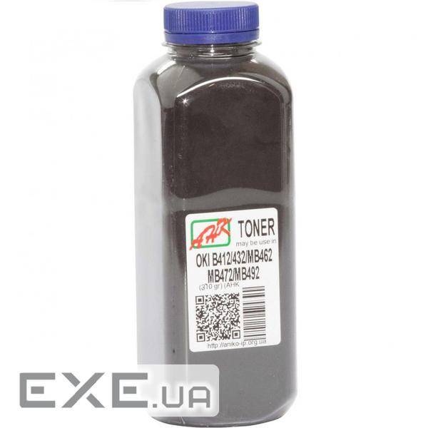 Тонер OKI B412/432/MB462, 370г Black AHK (3202513)