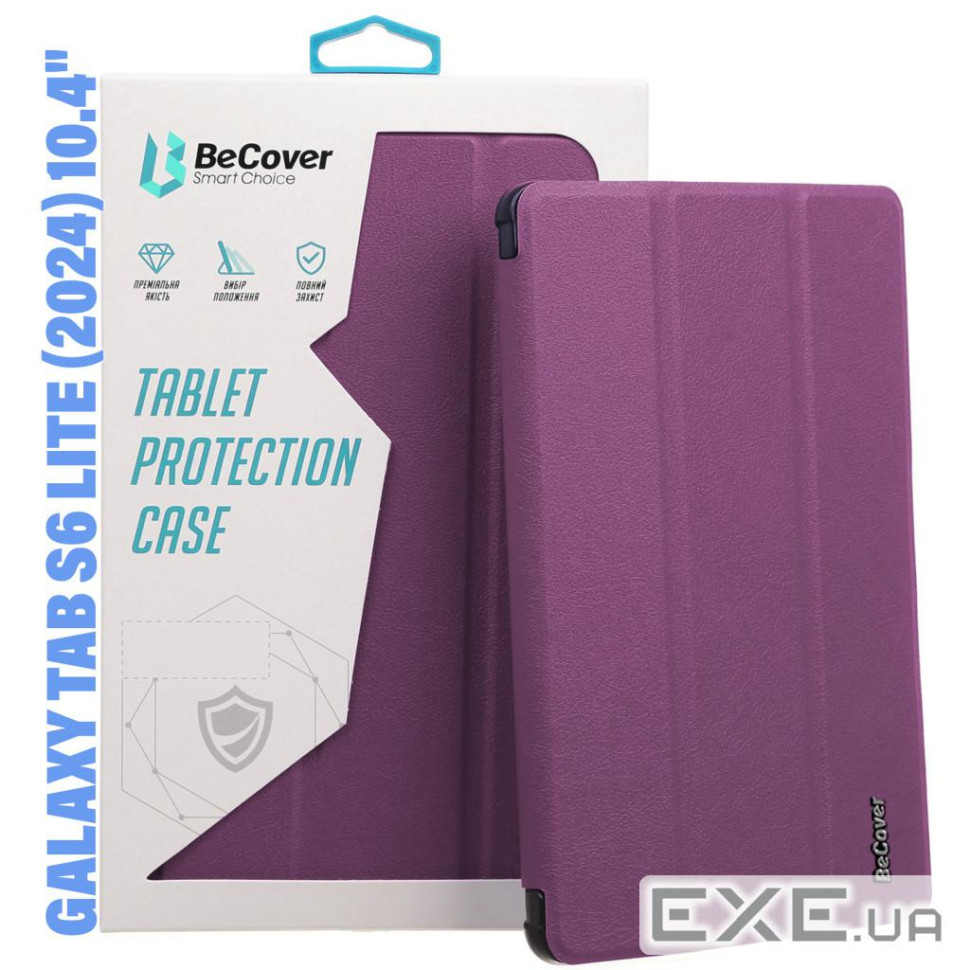 Чохол до планшета BeCover Smart Case Samsung Tab S6 Lite (2024) 10.4" P620/P625/P627 Purple (710816)