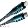 Дата кабель USB-C to Lightning 2.0m 20W Digital Display blue Essager (EXCTL-YDA03)