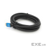 Кабель мультимедійний HDMI M to HDMI M 3.0m V2.0 4Kx2K black Merli (YT-HDMI(M)/(M)4KV2.0-3.0m/19118)