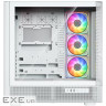 Корпус Modecom VOLCANO AQ500 ARGB MIDI FRONT LCD 6,2”, 4x120mm fans WHITE без БЖ (MC-A-AQ500-4FA-W)