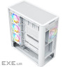 Корпус Modecom VOLCANO AQ500 ARGB MIDI FRONT LCD 6,2”, 4x120mm fans WHITE без БЖ (MC-A-AQ500-4FA-W)