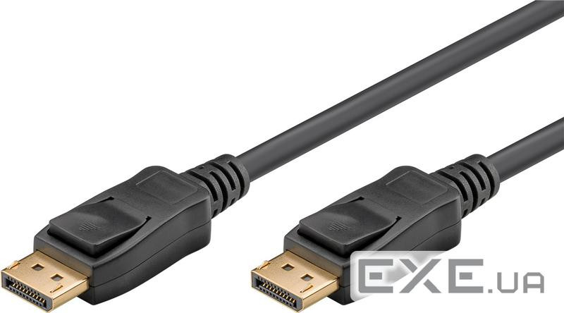Кабель монітора-сигнальний DisplayPort M/M 1.0m,v2.1 10K@30Hz 19pin Cu Gold,чорний (75.06.4849-1) (75.06.4849-1)